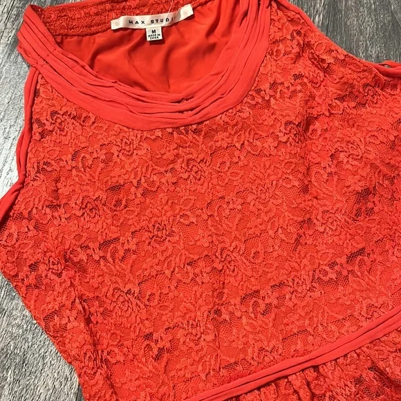 Max studio size M coral color new with tags lined - Picture 3 of 7